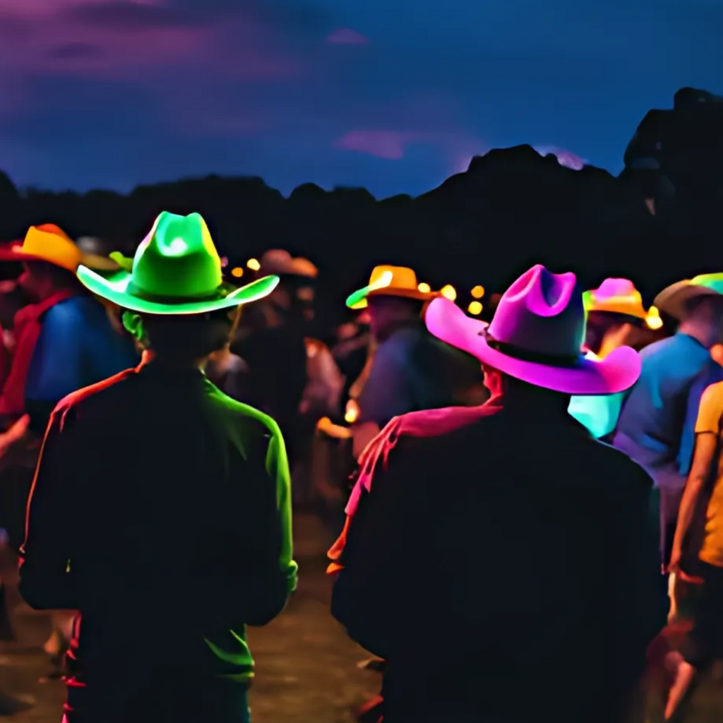 GlowHat LED Light-Up Party Hat | Glow in the Dark with Multiple Flashing Modes