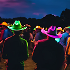GlowHat LED Light-Up Party Hat | Glow in the Dark with Multiple Flashing Modes