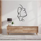Minimalist Wall Décor with Abstract Expression of Love