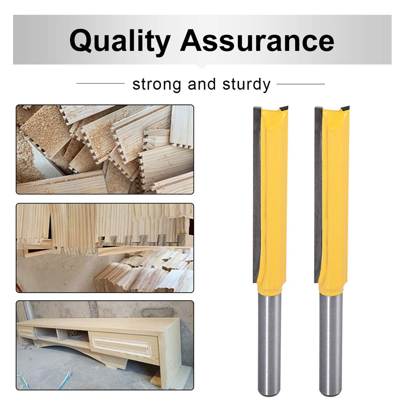 8MM Shaft Double Groove Straight Mill