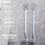 Long-handled Toilet Brush - Say goodbye to stains.