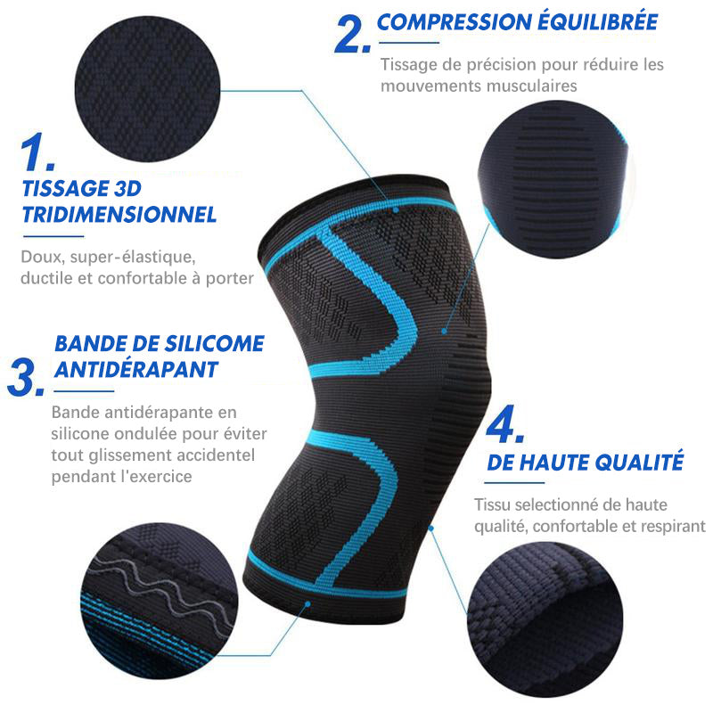Elastic Knee Brace with Compression Effect