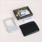 LED Card Type Magnifying Glass for Reading