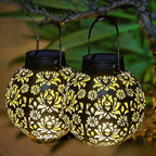 Solar powered garden lamp