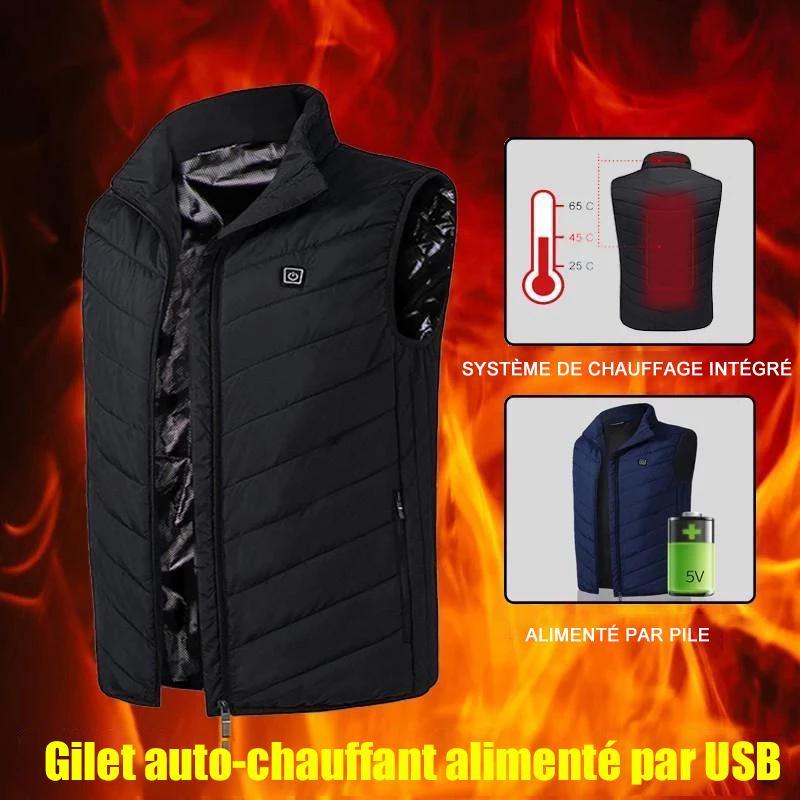 Men's heated vest insulated