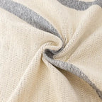 Wave-Pattern Chenille Sofa Cover with Tassels and Non-Slip Fit