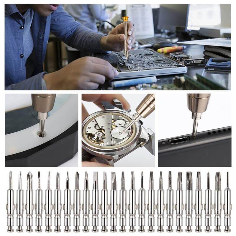 Ciaovie Mini Kit for Precision Screwdriver Repair Tools (25 pieces)