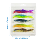 Rubber fish with multiple segments