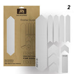 Mountain bike protective stickers