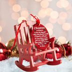 Christmas in Heaven Rocking Chair Ornaments