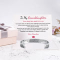 For my granddaughter, I will always be with you bracelet