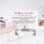 For my granddaughter, I will always be with you bracelet