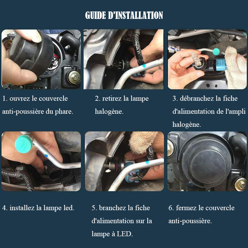 Super bright LED car lamps
