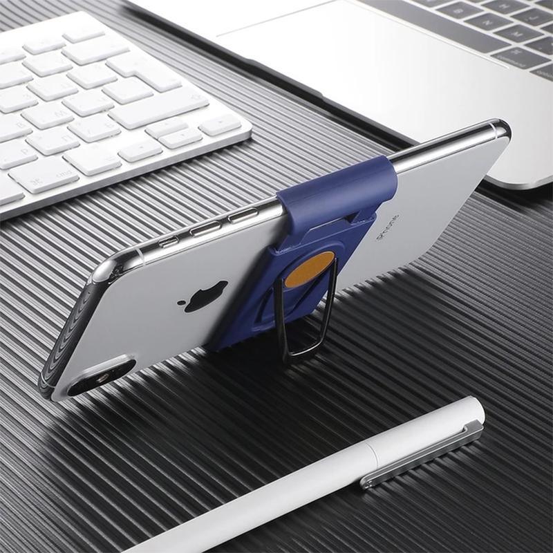 Mini collapsible smartphone holder