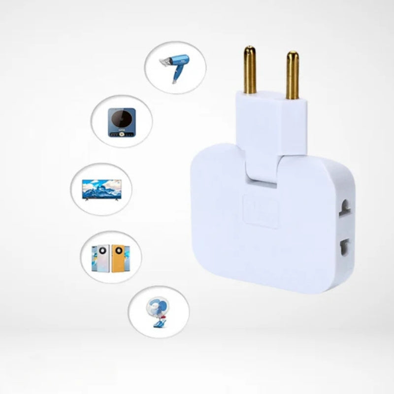 FlexiPlug – Ultrap thin 180° rotatable power strip with multiple sockets