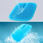 Pressure Relief & Cooling Honeycomb Gel – Posture Support – Office Car Chair Comfort for Long Sitting