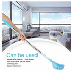 360° rotating electric spin duster motorized dust cloth with 2 brushes