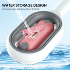 Hair removal comb with water tank