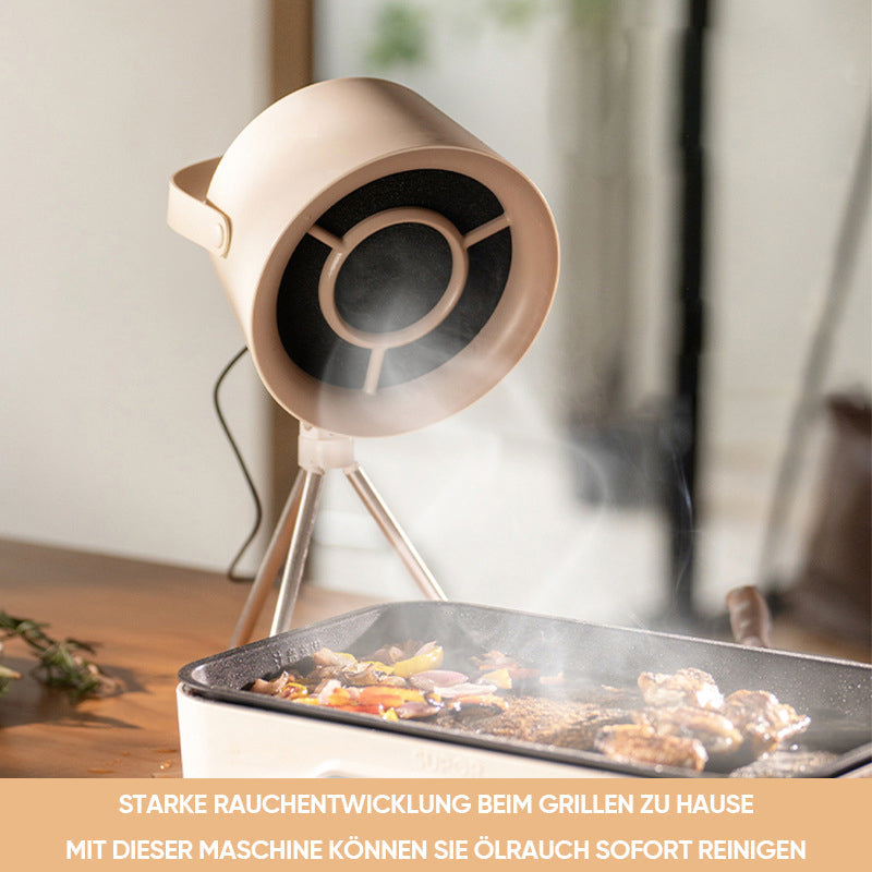 Mobile portable exhaust hood