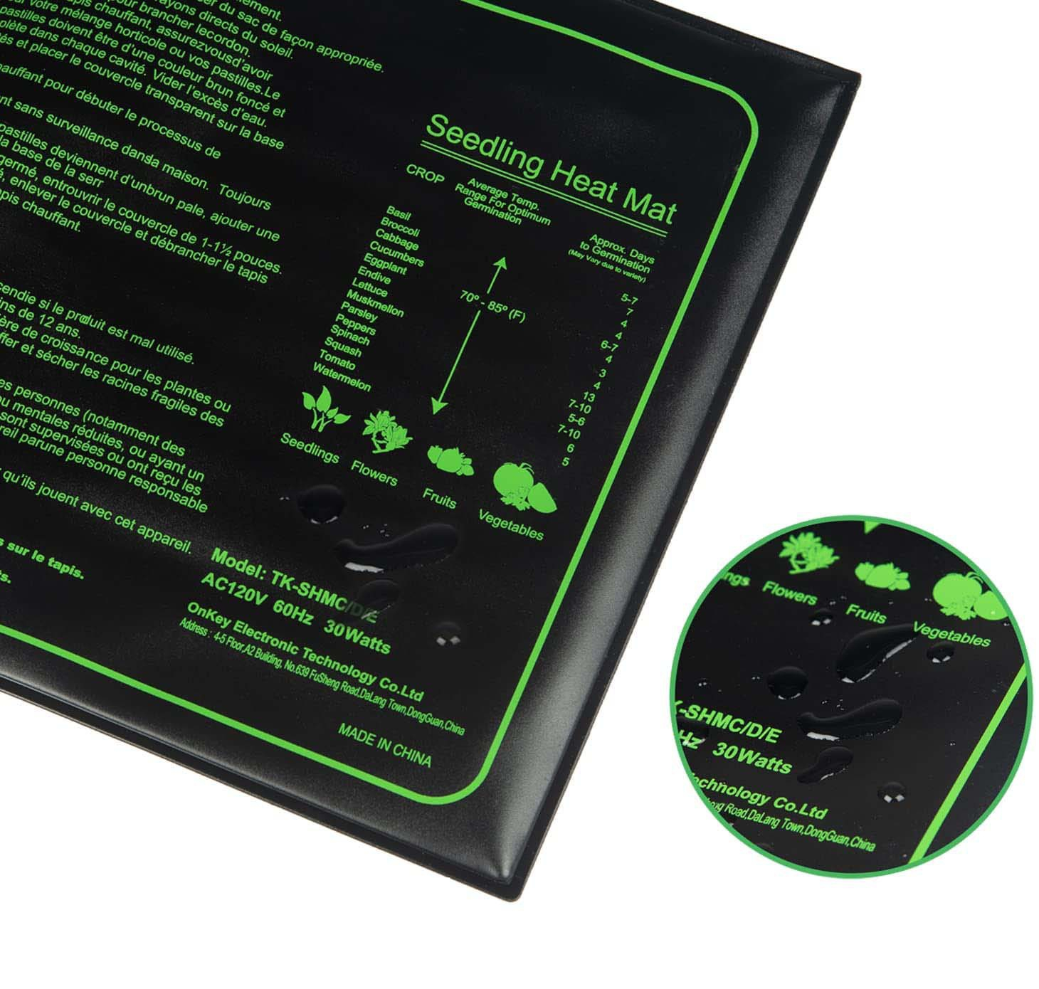 Heating mat for seedlings – Temperature control for faster germination and growth