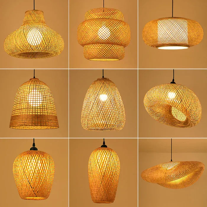 RayaLicht – Handmade Rattan Pendant Lamp for Your Interior