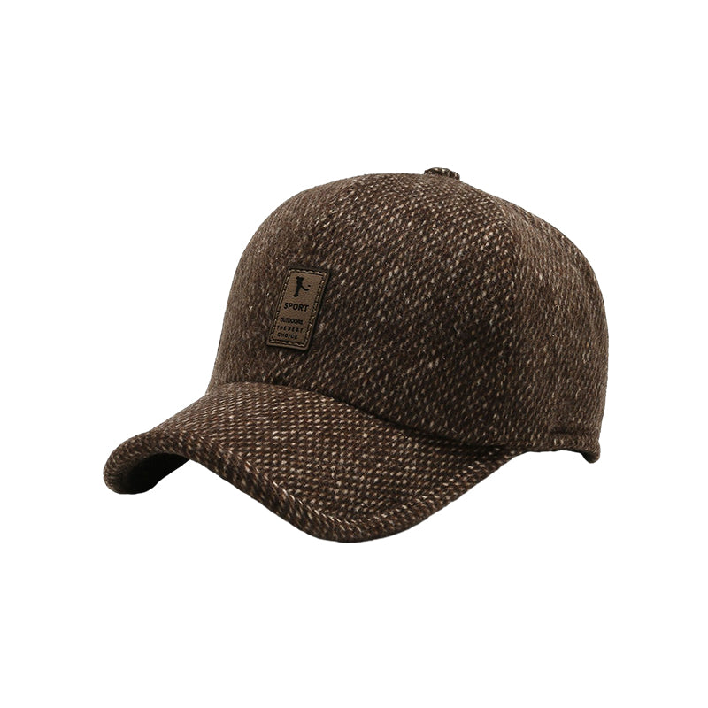 Winter baseball cap with ear protectors