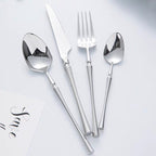 Classic Stainless Steel Set with Elegant Handles