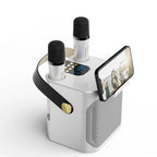Karaoke Bluetooth Speaker | 360° Surround Sound, Dual Microphones & Portable for Parties and Outdoor Gatherings