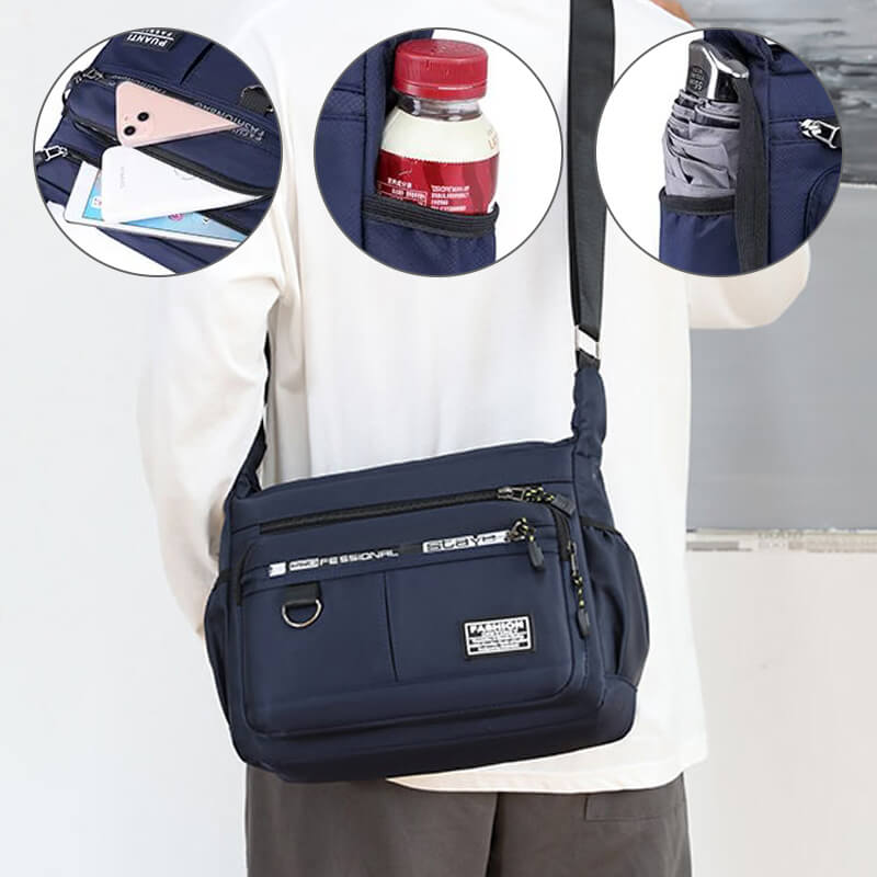 Light waterproof shoulder bag with large capacity