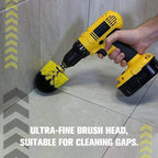 Electric drill brush