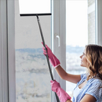 SaniLuxe Telescopic Shower Squeegee – Comfortable & Efficient Bathroom Cleaning Tool