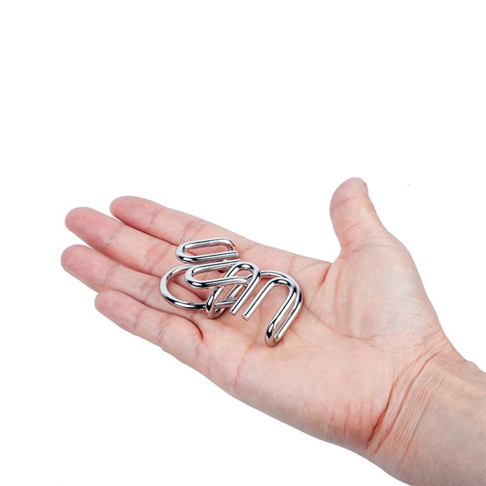 Metal Puzzle Ring Set