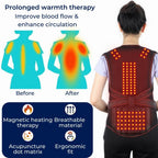 Self-Heating Back Support Brace | Adjustable Heated Posture Corrector for Back Pain Relief & Improved Posture