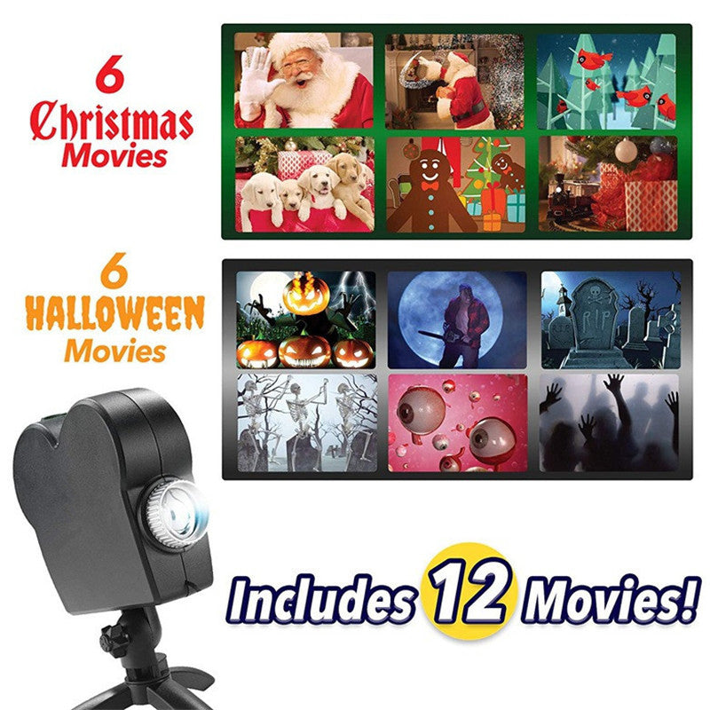 Halloween holographic projection