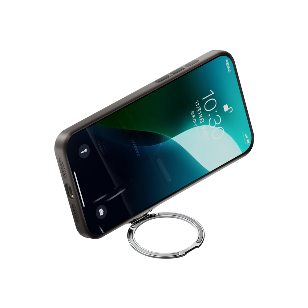 LuxuraGrip Tri-Fold MagSafe Stand | Elegant 3-in-1 phone ring, stand, and grip for ultimate convenience