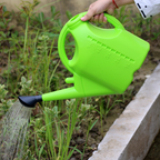 Watering can with large capacity and long spout for precise watering and plant care