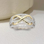 Mother & Daughter Forever Connected Together Ring