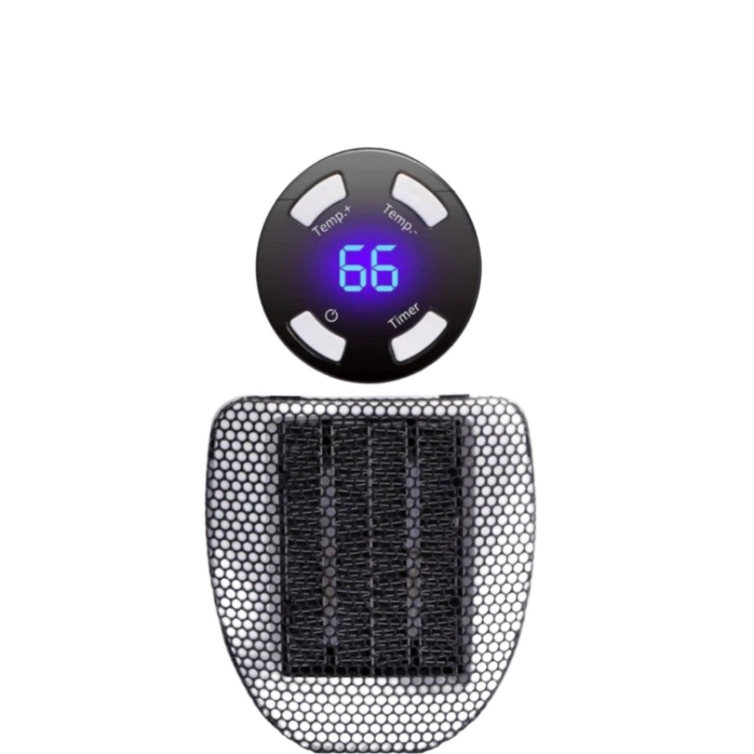 WarmFlow portable heater with adjustable thermostat