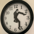 Ministry of Stupid Walks Clock