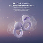 AuraCalm™ Harmony | Reusable Noise Cancelling Earplugs for Sleeping, Focus and Noise Sensitivity