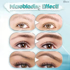 3D waterproof Microblading eyebrow pencil 4 fork tips tattoo pencil