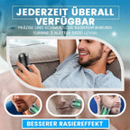 Washable electric shaver in pocket format