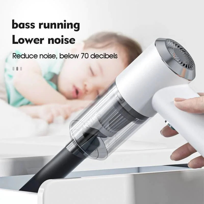 Cordless handheld vacuum cleaner for the car