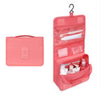 TravelEase – Water-repellent cosmetic bag with hook and compartments | Travel toiletry bag