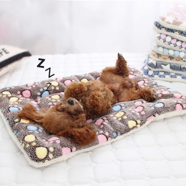 Dog Blanket Plush Washable Pet Cushion