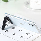 Portable foldable phone holder