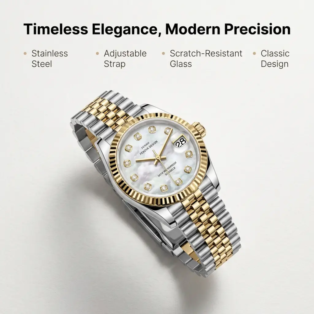 Stainless Steel Wristwatch | Classic Design