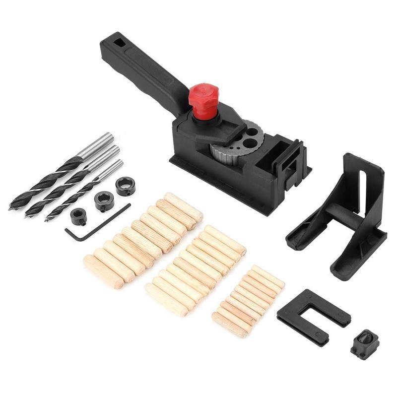 Universal adjustable drill hole gauge