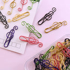 Music Multicolored Paperclips made of Metal
