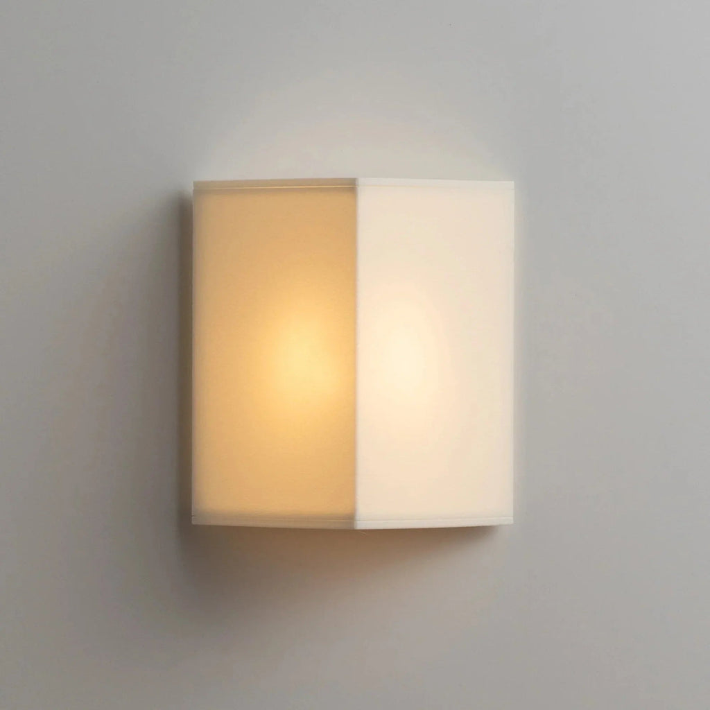 Fabric Wall Lamp in Japanese Wabi-Sabi Style